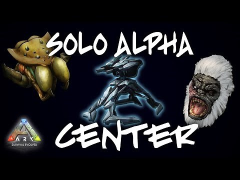 How To SOLO ALPHA Center Official (easy tek turrets)
