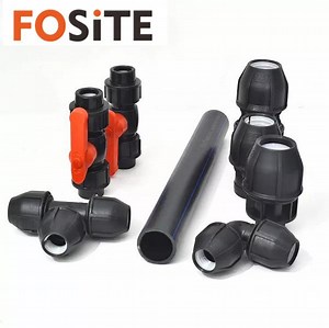 [Hot Item] PP Compression Elbow/Tee/Socket Quick Connect Fitting
