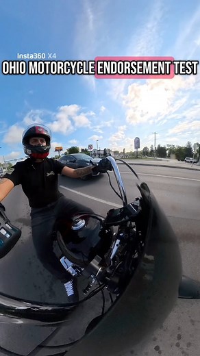 Come with me to take the Ohio motorcycle license test 🏍️📷🔥🤙 #bikeride #fyp #motorcycle #test #trending | RoadGlide Scotty