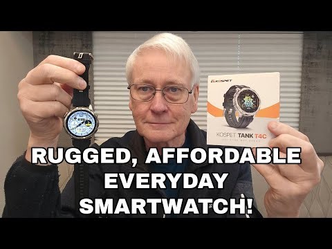 ONLY £159.99 - Kospet Tank T4C Smartwatch With FLASHLIGHT!