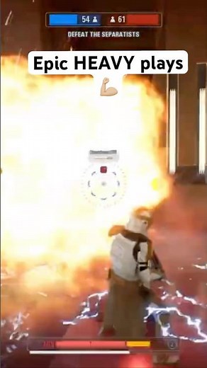 Heavy is so fun bro, big gun go brrrr #starwars #battlefront2 #starwarsbattlefront2 #starwarsfan