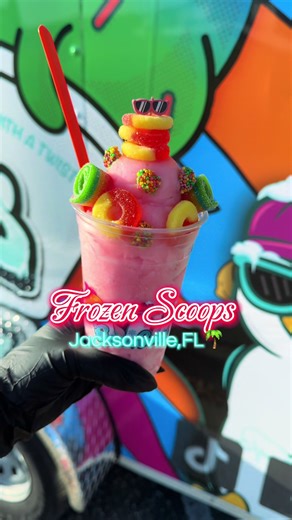 Sweet. Sour. Frozen. 🍧🔥 #FrozenScoops #FrozenScoopsJax #JacksonvilleEats #JaxFoodie #JaxDesserts 🌐 www.frozenscoopsjax.com