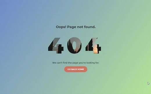 【DarkCode】透视的404错误页面（HTML&CSS）