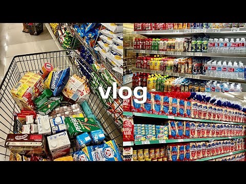 GROCERY VLOG PH 🥕 realistic grocery shopping, monthly essentials, life in MNL, asmr grocery with me