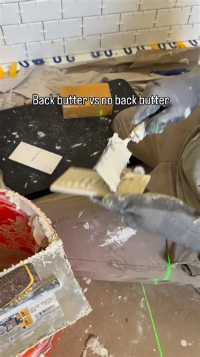 Back butter vs no back butter comparison #tile #shower #bath #bathroom #interior #interiordesign #custom #customdesigns | New England Carpenter | Protsun Design & Build
