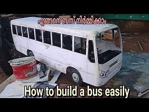 How to make miniature bus simple methods..