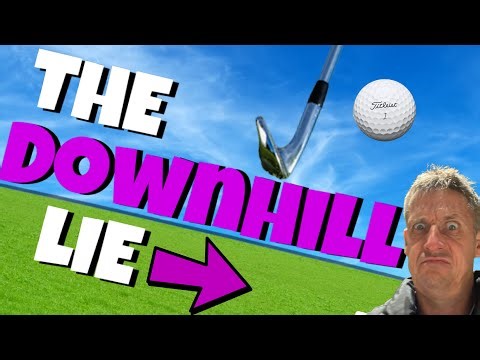Mastering the Downhill Lie in Golf | I Will Show You How 😊💥❌