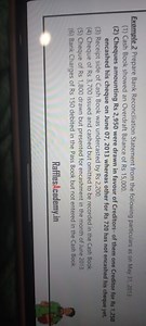 Prepare Bank Reconciliation Statement from the following partic... | Filo