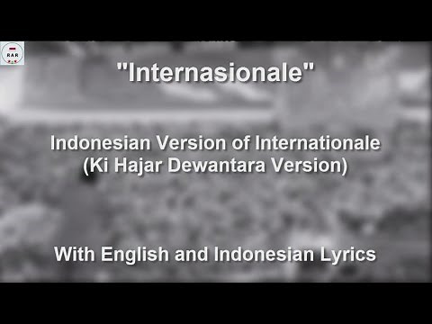 Internasionale - Internationale in Indonesian - With Lyrics