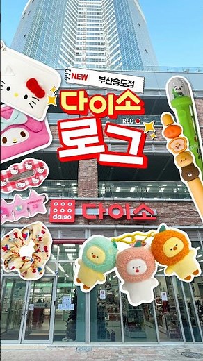 #다이소로그 🛒 부산송도점 오픈!🌟 왕 귀여운 키티&마멜 스크런치&헤어핀💗 디테일 UP! 산리오캐릭터즈 카드 동전지갑👛 앙증맞은 동물 걸이인형까지!😍 #다이소 #다이소신상