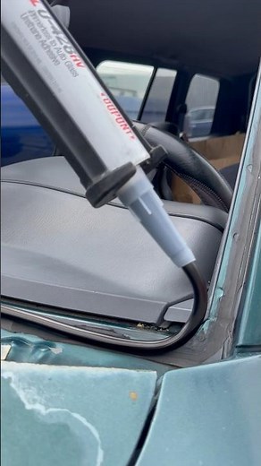 How to Glue Car Windshield #autoglass