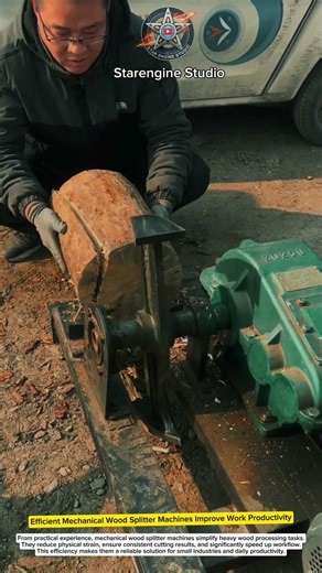 Efficient Mechanical Wood Splitter Machines Improve Work Productivity