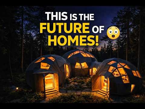 This FUTURISTIC Dome House Will Blow Your Mind 🤯 | Forest Smart Home Build