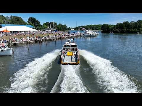 Extreme Boat Docking - Reedville, VA - Part 2