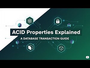 ACID Properties EXPLAINED: Master Database Transactions for Robust Systems #systemdesign #acid