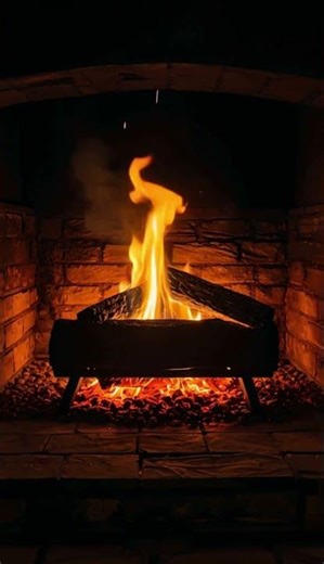Crackling Fire Ambience 🔥 Relaxing Fireplace Sounds for Sleep, Study, and Focus | Cozy Atmosphere