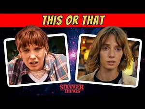 Pick One! Stranger Things This or That Quiz | Steve, Eleven, Eddie & More!