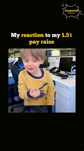 Corporate Karmchari👔| Funny Meme Page on Instagram: "😭😭😭😭😭😭😭 #logout #memes #corporate (Manager in corporates, manager memes, office memes, corporate memes, funny memes, employee , explore page , back problems, broken back, struggling , relatable memes, cute aggression , cute baby , crying, interns, salary expectations, budget, , viral, trending reels, reels, comedy, fyp, fun)"