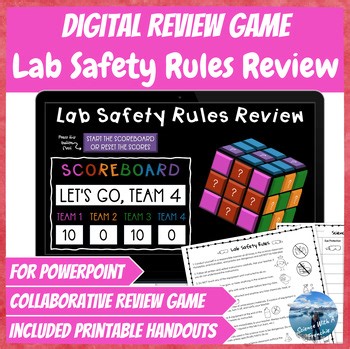 Science Lab Safety Rules Digital Review Activity Back to School Interactive Game
