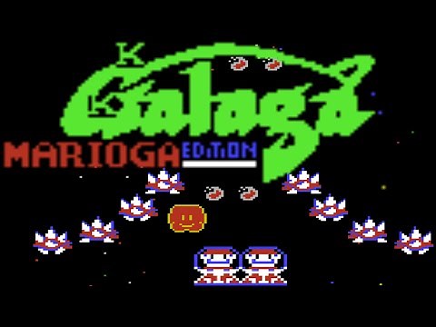 GALAGA: MARIOGA Edition (Version 1.0) (ギャラガ HACK) - NES LONGPLAY (COMPLETE WALKTHROUGH)