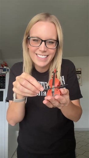 This mini violin is actually playable!  Handcrafted, small and portable, yet it produces realistic violin sounds. A fun and unique gift.  | Bancroft Store | Facebook
