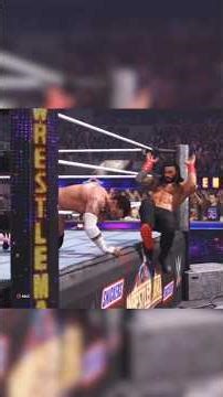 Roman Reigns vs CM Punk 🔥 Brutal Fire Table Super Finisher! #Shorts