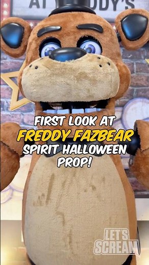 Freddy Fazbear animatronic at Spirit Halloween!