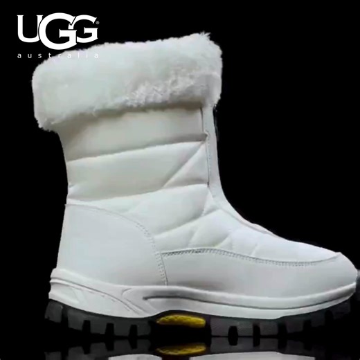 UGG™ Women’s Winter Snow Boots – Warm Plush, Non-Slip, Zipper Stay warm and stylish all winter long with these cozy snow boots. Designed with soft plush lining to keep your feet comfortable in cold weather, and a non-slip rubber sole for safe walking on snowy or wet surfaces. The convenient side zipper makes them easy to put on and take off-perfect for daily wear and outdoor activities. Key Features: ✔ Warm plush lining for cold protection ✔ Non-slip outsole for stable walking ✔ Easy zipper clos