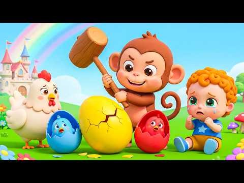 Naughty Monkey Stole The Eggs! Emergency at Old MacDonald FairyTale Farm! Old MacDonald Rescue Story