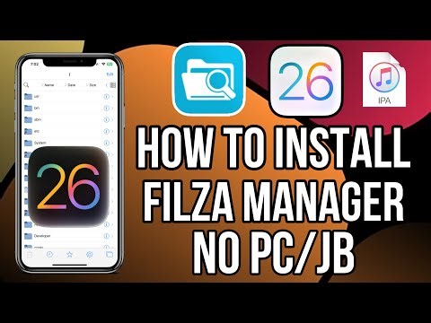 NEW Filza v4.0.2 IPA: How to install Filza on iOS 26.2 - iOS 15 | No Computer/Jailbreak