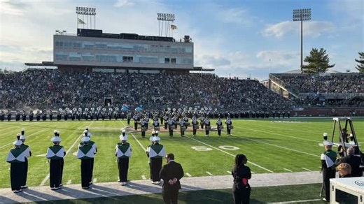 1.4K views · 38 reactions | Did someone say Homecoming halftime show?  Whether you’re looking to reminisce or couldn’t make it to the game, check out The Ohio University Marching 110 & Alumni Band’s full performance!  | Ohio University Chaddock + Morrow College of Fine Arts | Facebook