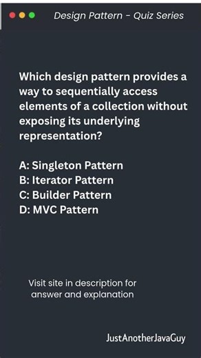 Design Pattern Quiz 1