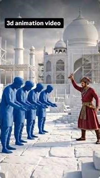 ताज महल आगरा 3D