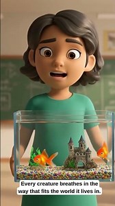 POV your teacher brings goldfish to class!