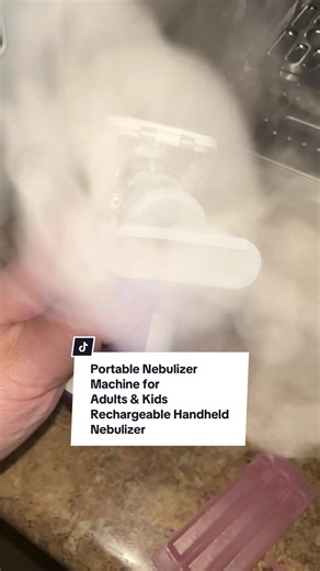 Saline is always the solution to congestion in our house!! #salinemist #nebulizertreatment #sicktoddler #nebulizer Portable Nebulizer Machine for Adults Kids(4Colors), USB-C Rechargeable Handheld Nebulizer for Breathing Treatment, 3 Adjustable Modes, Efficiency&Quiet, 3 Masks, Travel and Home Use