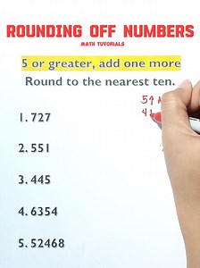 4.5K views · 86 reactions | Round to the nearest ten ‼️ #Math #mathhacks #mathteachergon #teachergon #mathtutotials #roundingoff | Math Tutorials | Facebook