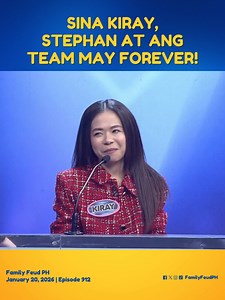 Family Feud PH: Team May Forever sa Tawanan at Saya