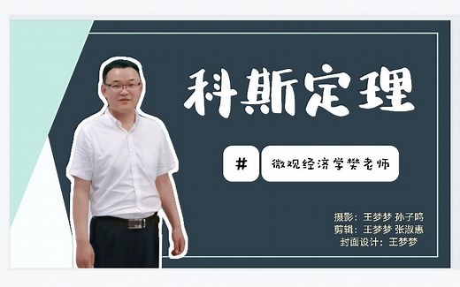 11.4科斯定理（Coase Theorem）-微观经济学-高鸿业、马工程《西方经济学》-板书授课