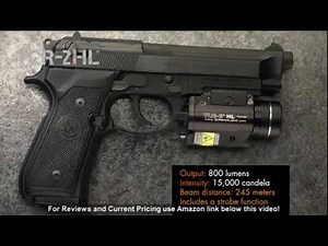 Streamlight 69265 TLR-2 800 High Lumens G Rail Mounted Flashlight with Green Laser, Black