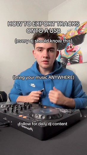 Anthony Yak on Instagram: "HOW TO EXPORT TRACKS ONTO A USB (every dj should know this) (bring your music ANYWHERE) #dj #djlife"