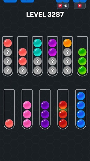 Ball Sort Puzzle nível 3287