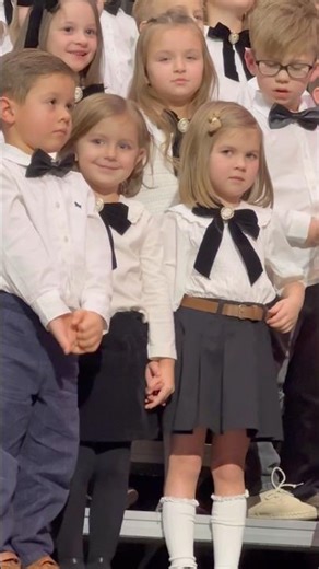 Her first performance 🥹