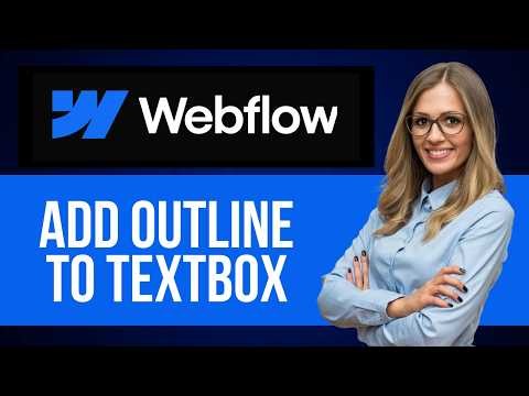 How to Add Outline Effect to Text in Webflow — Step by Step Webflow Tutorial