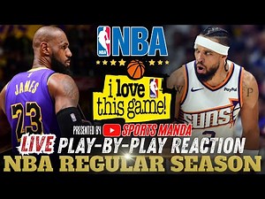 🔴LAKERS VS PHOENIX SUNS │ 2025-26 NBA REGULAR SEASON - Basketball Play-By-Play Reaction & Scoreboard