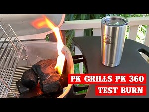 The best charcoal grill? | PK Grills PK360 Test Burn
