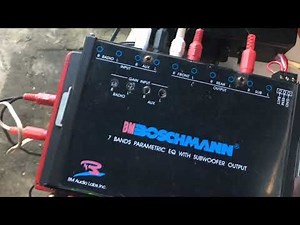 2.1 channel amplifier + Boschmann Equalizer sound test. [Fox HiFi Systems]