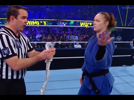 Ronda Rousey Faces Challenge with One Arm Tied Behind Back