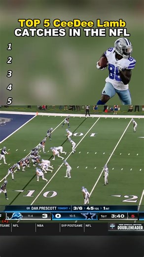 Ceede Lamb top5 catches in the nfl #fyp #foryoupage #football #nfl #cowboys #dallascowboys #ceedelamb #fblifestyle | Karimah Zakaria
