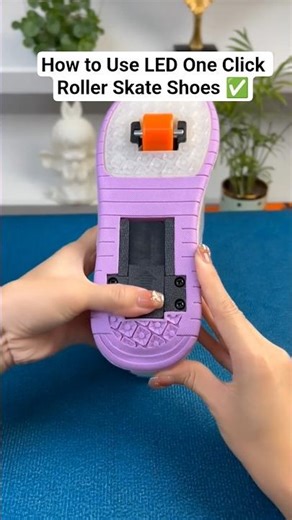 How to Use LED One Click Roller Skate Shoes ✅