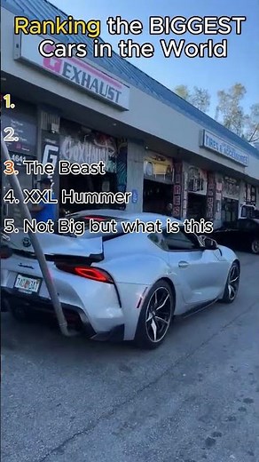 The Biggest Cars in the World 😲😲